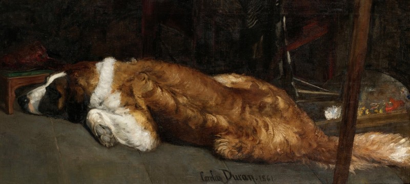 "Painting. Animals" by Charles Auguste Émile Carolus-Duran