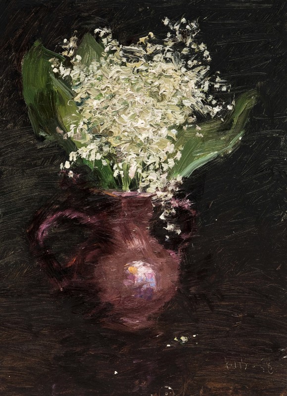 "Painting. Flowers" by Yuri Aleksandrovich Volkov