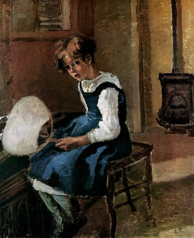 "Composition" by Camille Pissarro