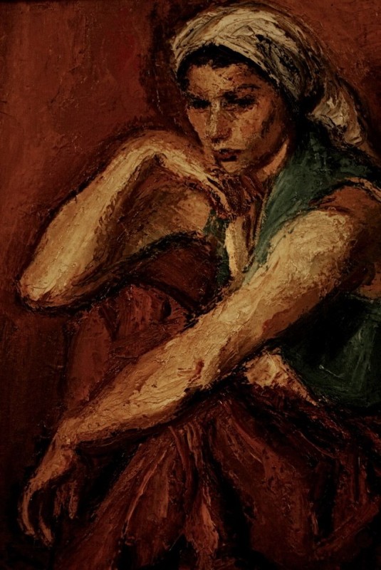 "Pictură. Figură / semifigură" by Iosif Iser