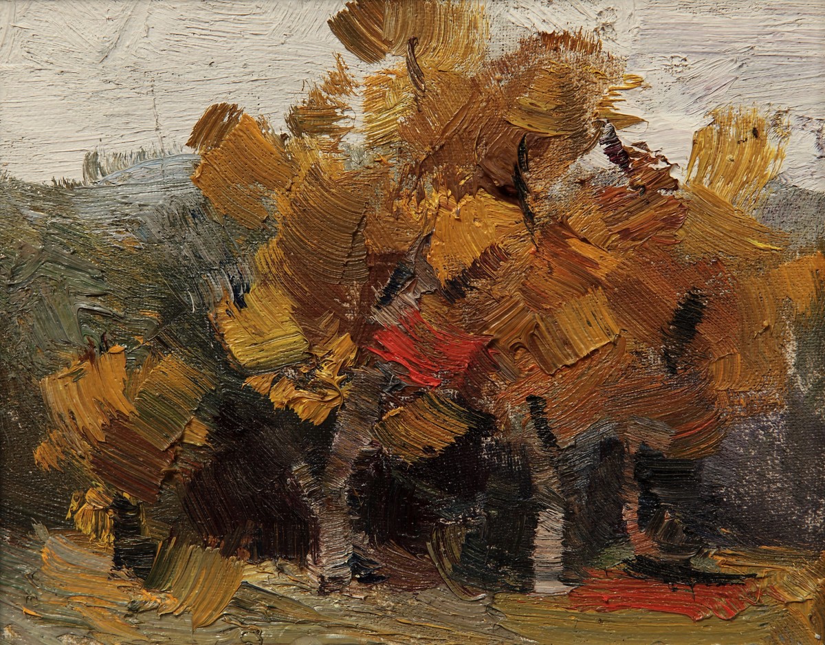 "Живопись. Пейзаж. Пленэр. Продолжительный" by Ion Popa, 195x245mm, масло / холст