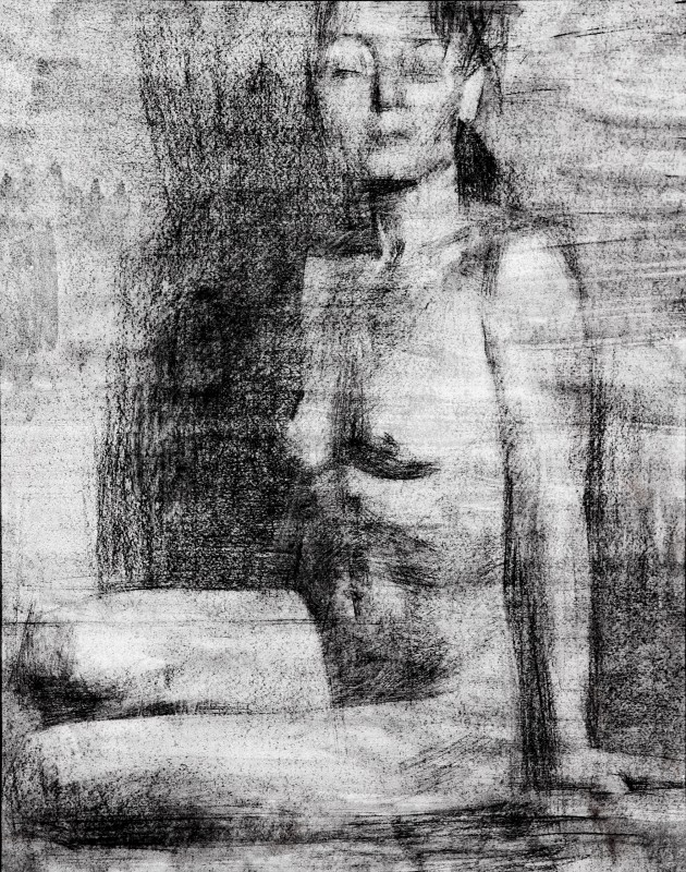 "Seminud" by Ion Viznovici, 2007, 500x400mm, Russian sauce pe hârtie