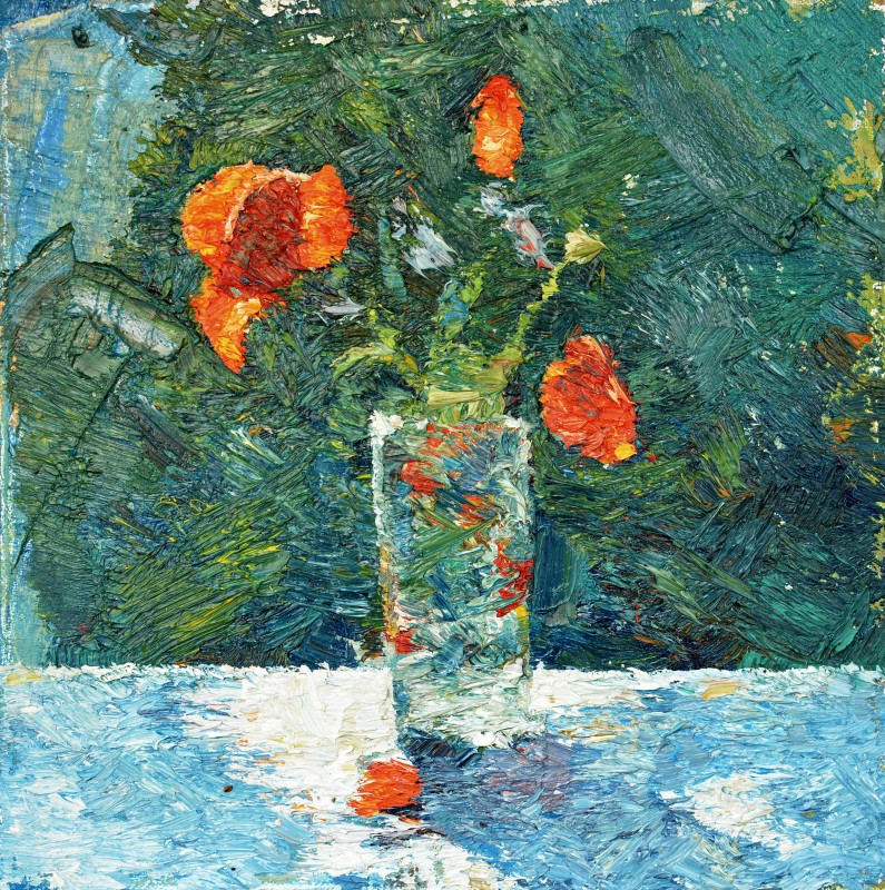 "Painting. Pleinair. Long term" by Alexandru Crăciun, 300x300mm, oil on canvas