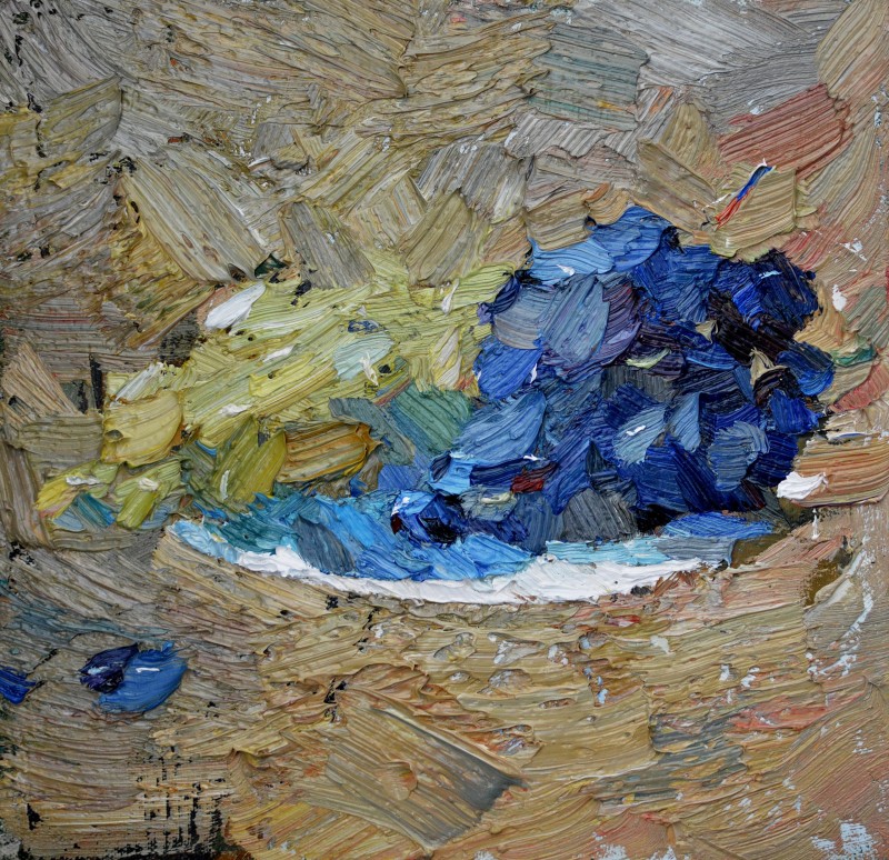 "Studiu" by Vitalie Golban, 2020, 300x300mm, ulei pe pânză