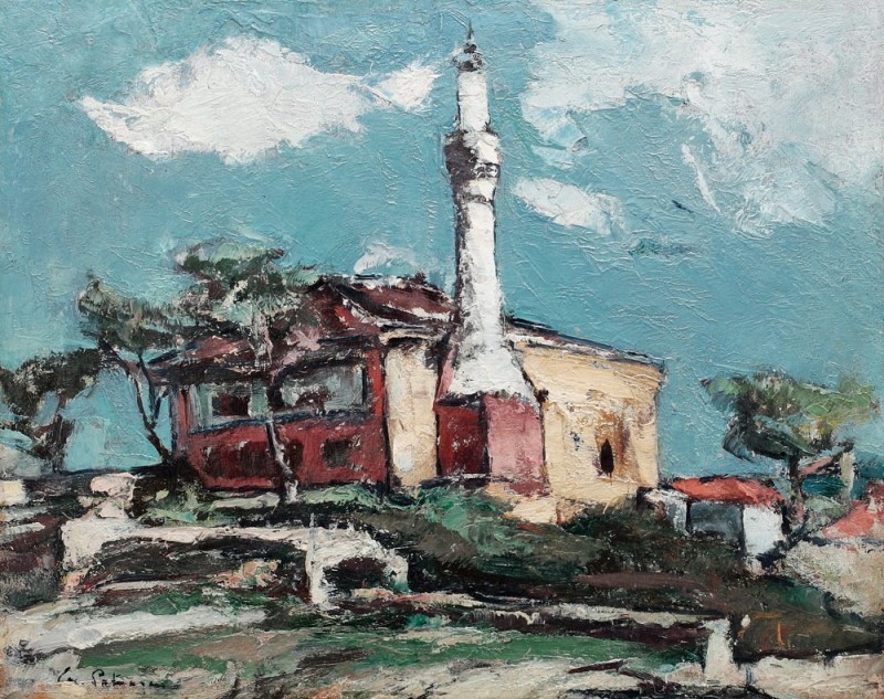 "Живопись. Пленэр" by Гхеоргхе Петрашcу, масло / панель