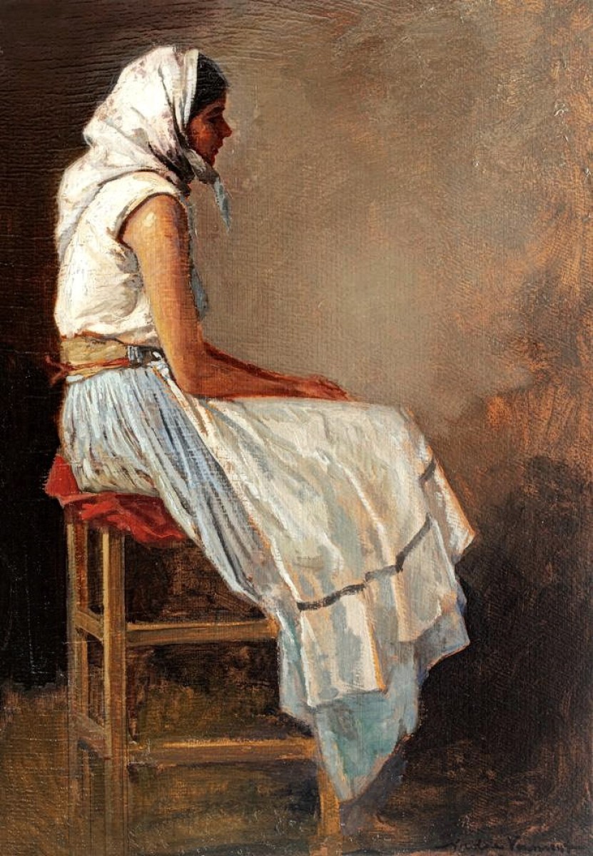 "Живопись. Фигура / полуфигура" by Ниcолае Вермонт, масло / панель