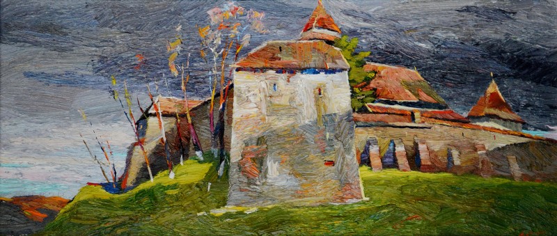 "Painting. Pleinair" by Anatol Ghimpu, oil on canvas