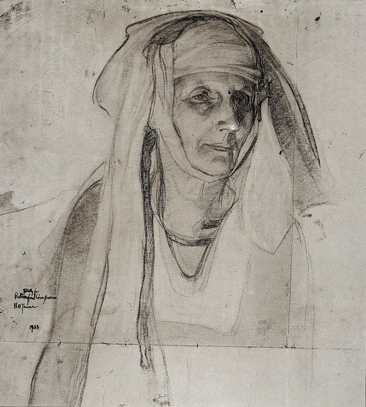 "Drawing. Portrait" by Henry Ossawa Tanner
