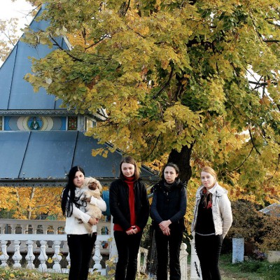 Осенний пленэр. IX класс - первые этюды маслом. Октябрь 2013