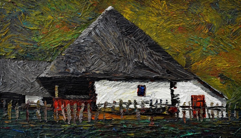 "Painting. Pleinair. Long term" by Vlada Cibuc, 300x520mm, oil on canvas