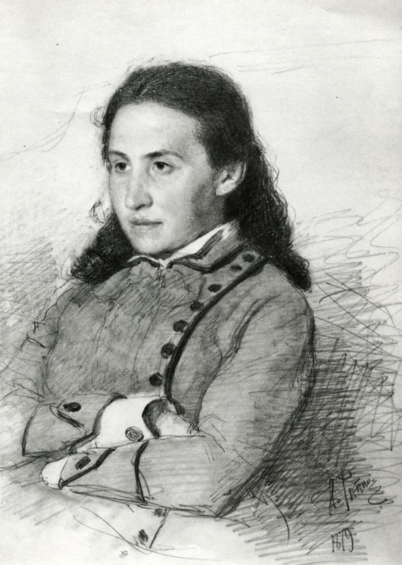 "Desen. Portret" by Ilya Efimovich Repin