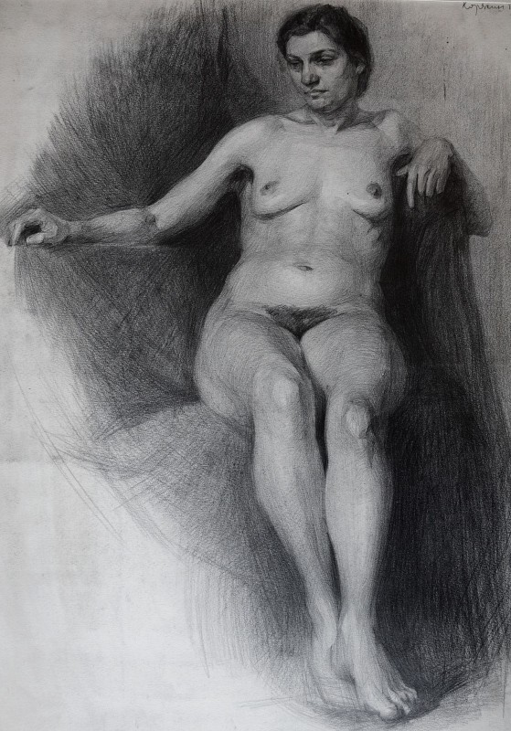 "Drawing. Nude" by V Koryakin