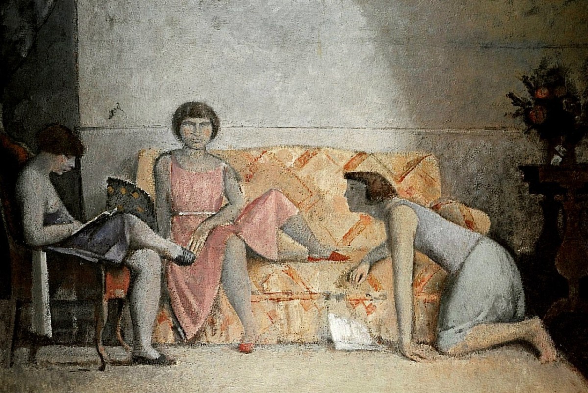 "Compoziție" by Balthasar (Balthus) Klossowski de Rola