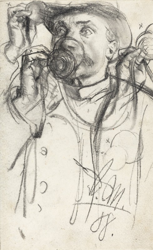 "Drawing. Portrait" by Adolph von Menzel