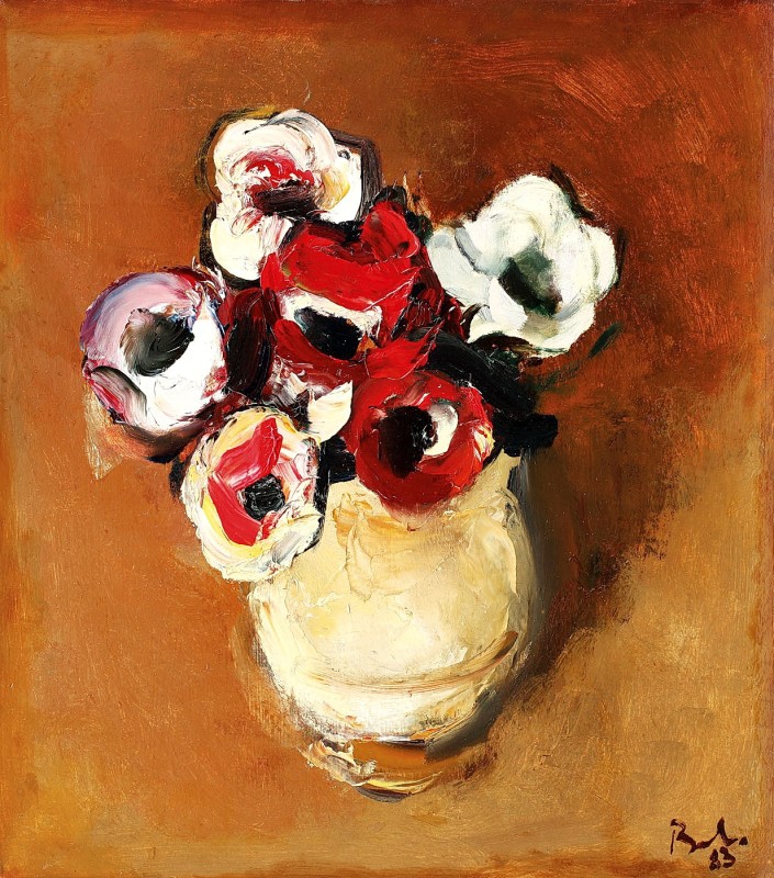 "Painting. Flowers" by Corneliu Baba