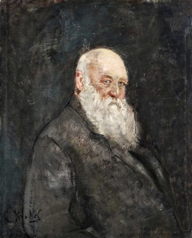"Painting. Portrait" by Christian Krohg