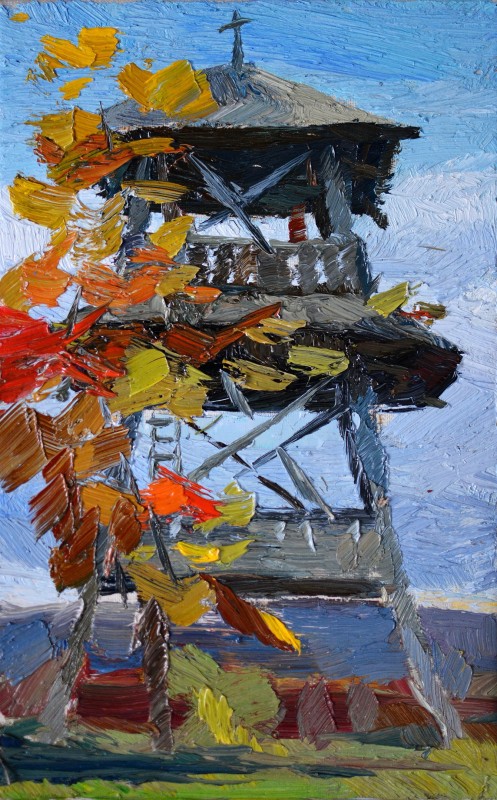 "Pictură. Pleinair. Pleinair România" by Sorina Păcătos, ulei pe pânză