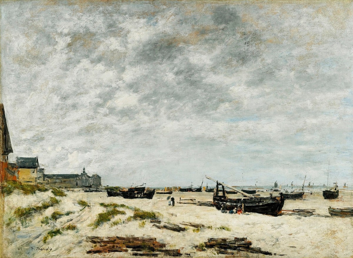 "Composition" by Eugène Boudin