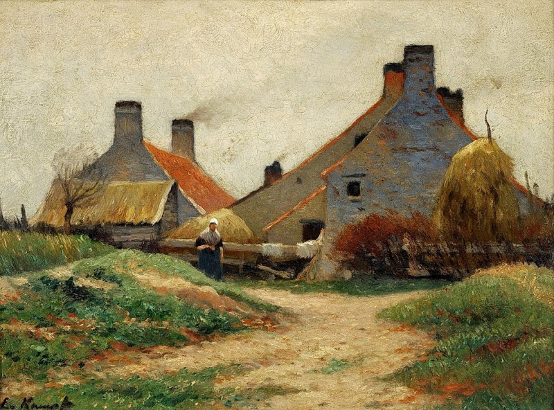 "Pictură. Rural" by Eugen Kampf