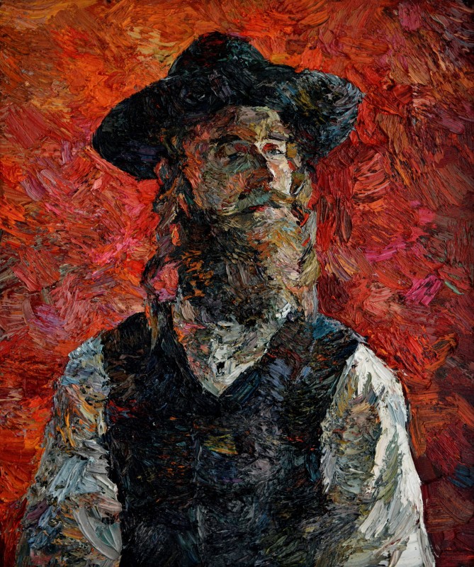 "Painting. Portrait. Long term" by Mădălina Casian, 620x520mm, oil on canvas