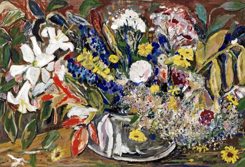 "Pictură. Flori" by Albin Amelin