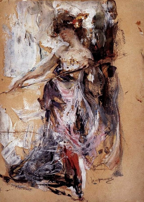 "Pictură. Figură / semifigură" by Nicolai Fechin