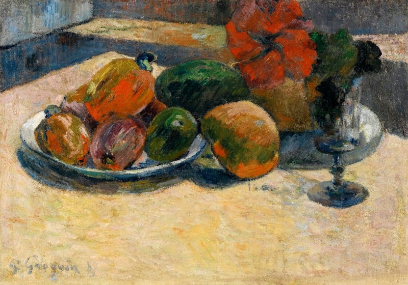 "Painting. Still life" by Paul Gauguin