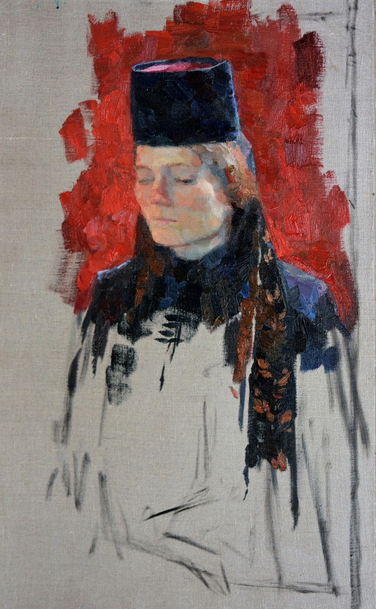 "Живопись. Пленэр. Фигура / полуфигура. Пленэр в Румынии" by Максим Романиуc, масло / холст