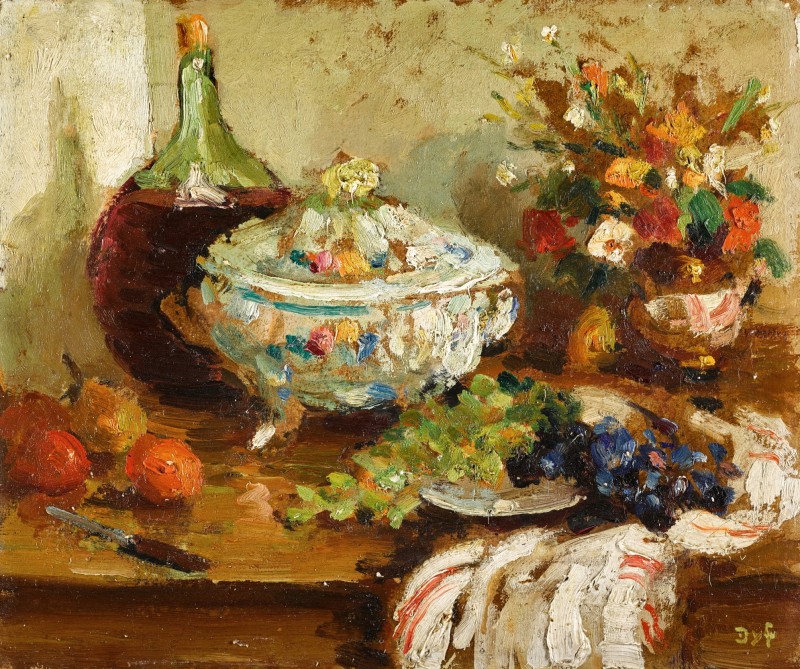 "Painting. Still life" by Marcel Dyf