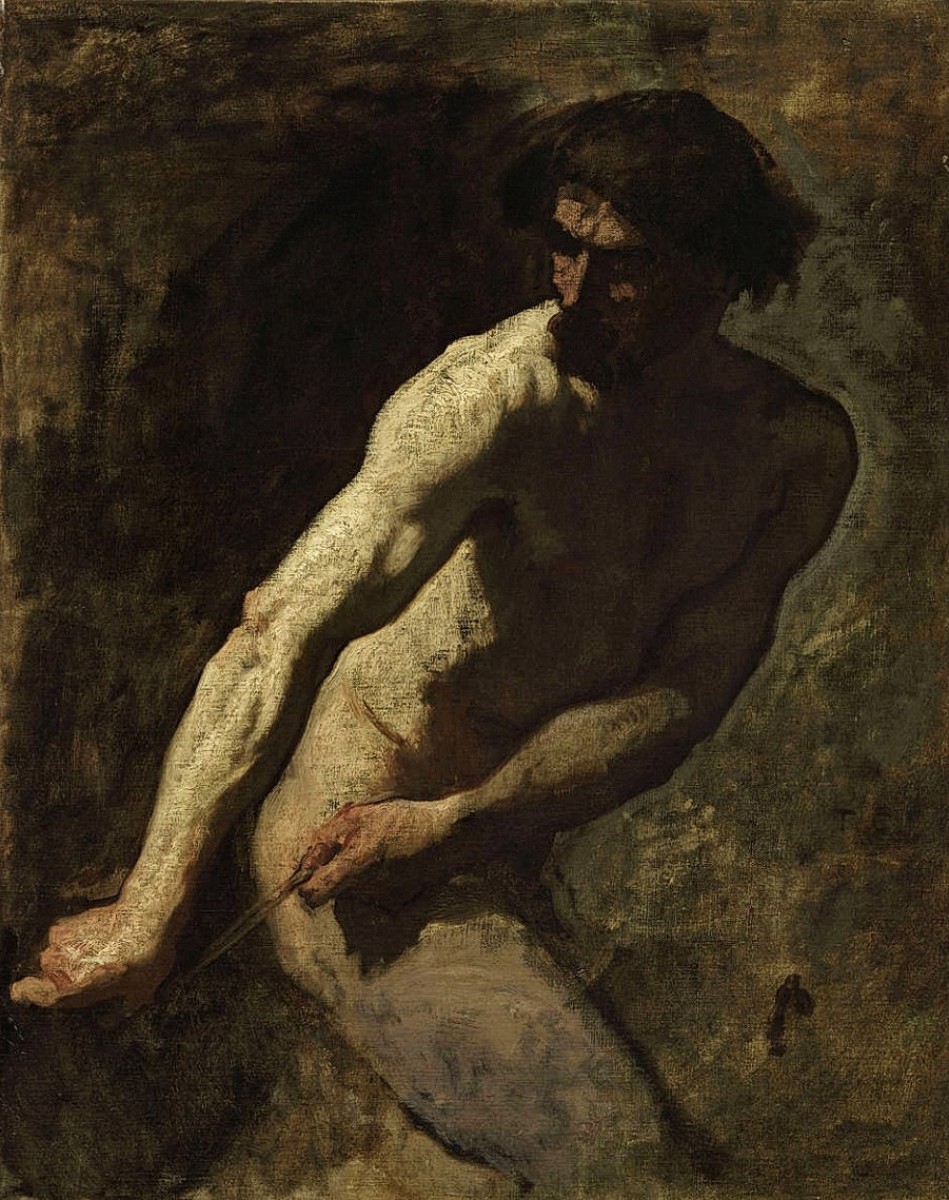 "Painting. Nude" by Thomas Couture