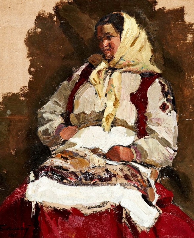 "Pictură. Figură / semifigură" by Iosif Iosifovich Bokshay