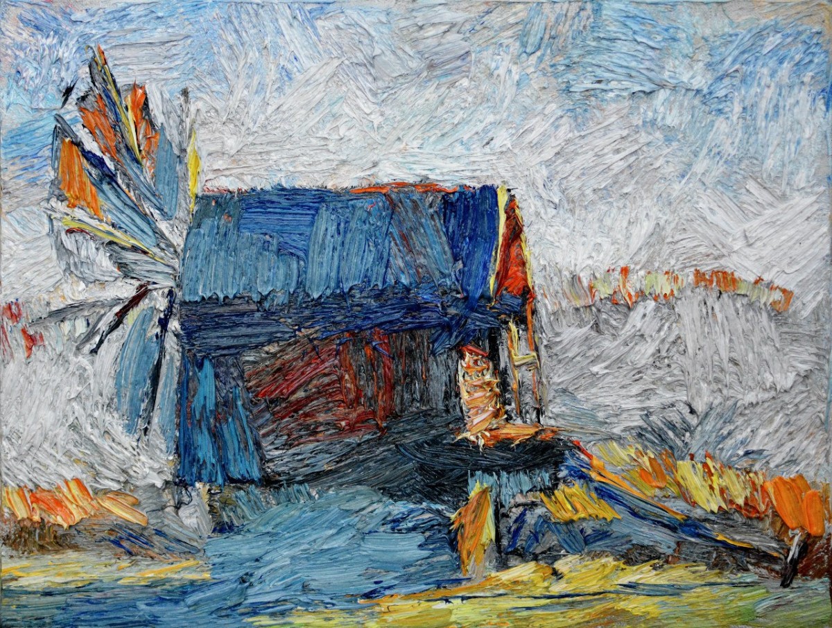 "Мельница" by Ион Голубей, 2015, масло / холст