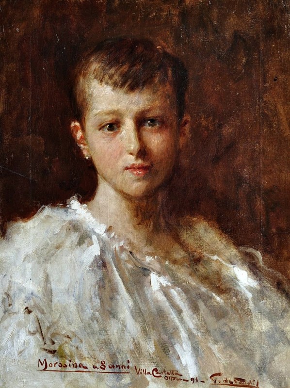 "Pictură. Portret" by Giuseppe De Sanctis
