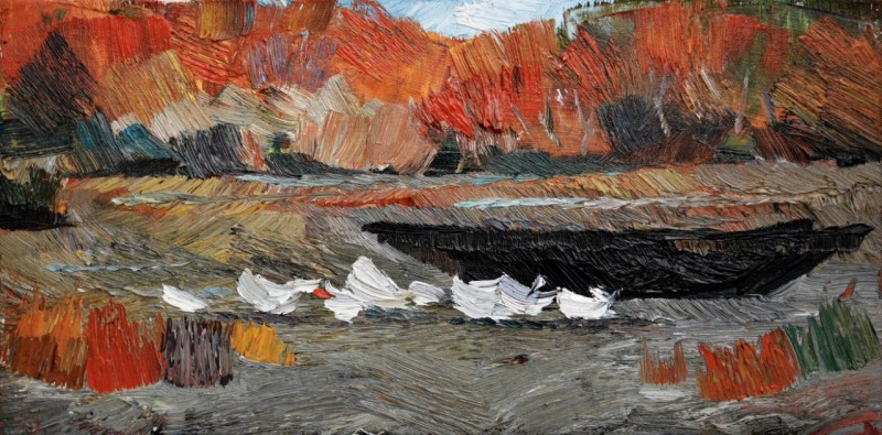 "Studiu" by Cezar Ciobanu, 2015, oil on canvas