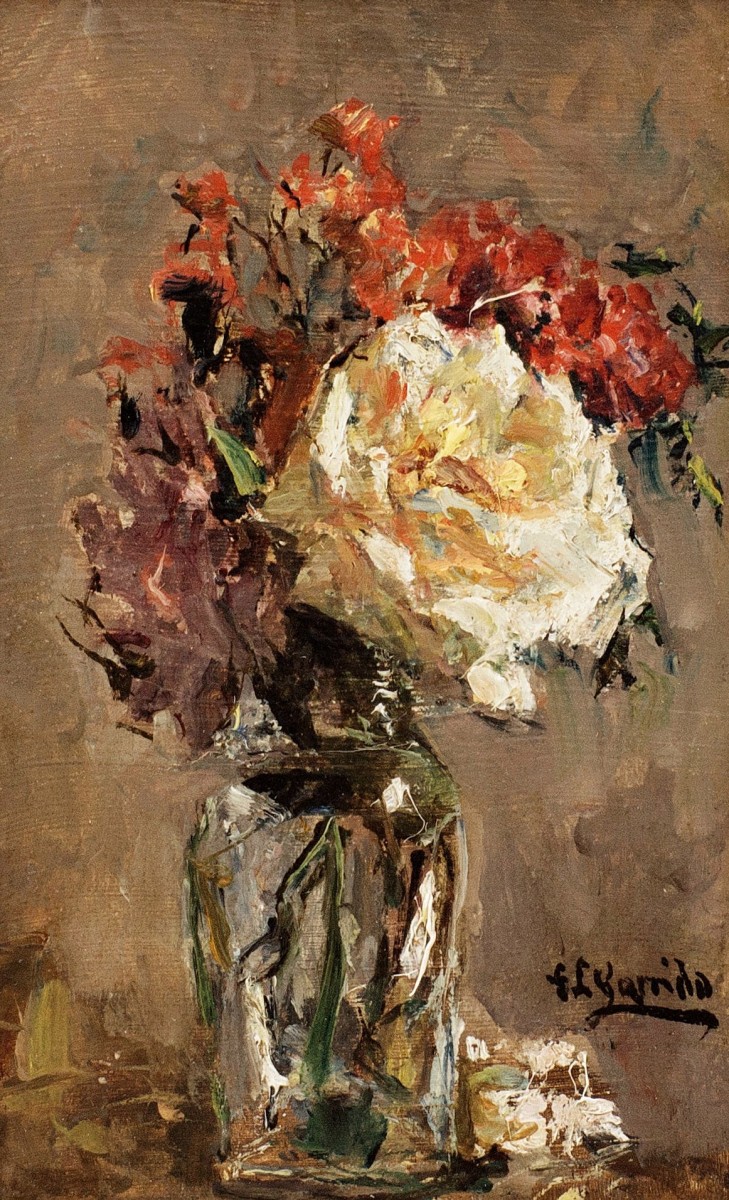 "Pictură. Flori" by Eduardo León Garrido
