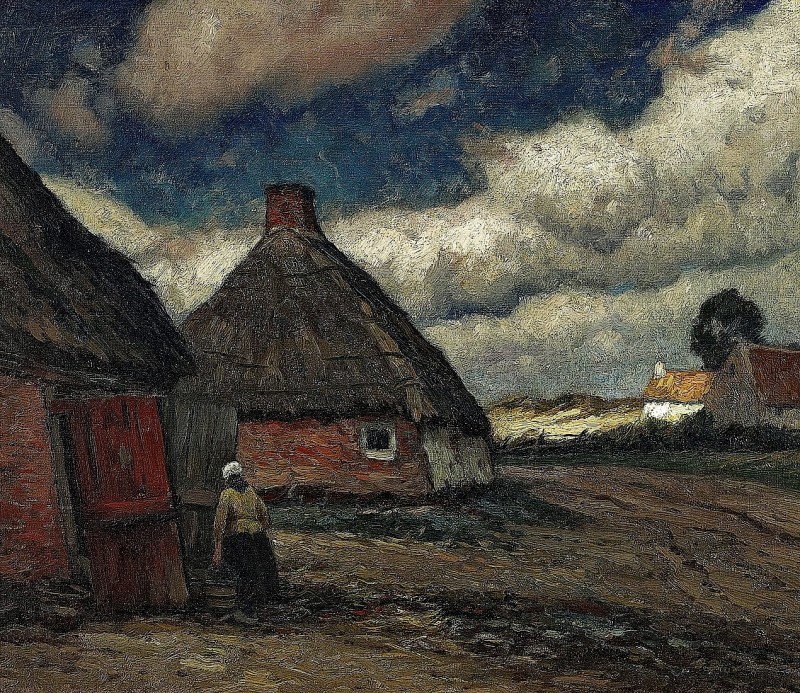 "Pictură. Rural" by Eugen Kampf
