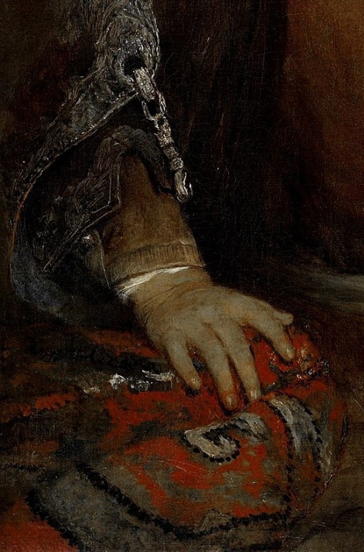 "Composition. Gypsum, head, hands, feet" by Aert de Gelder