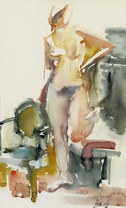 "Painting. Nude. Abstract" by Georg Schmilk