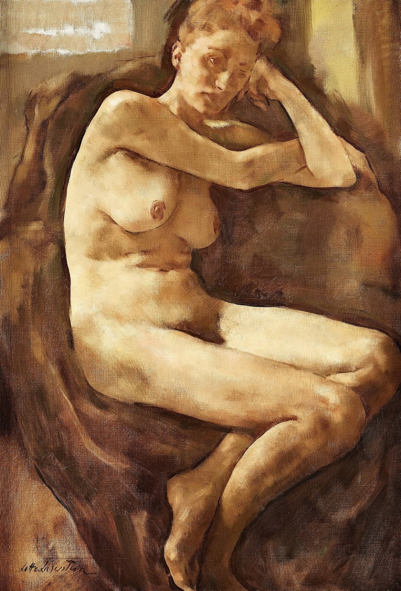 "Pictură. Nud" by Lotte Laserstein