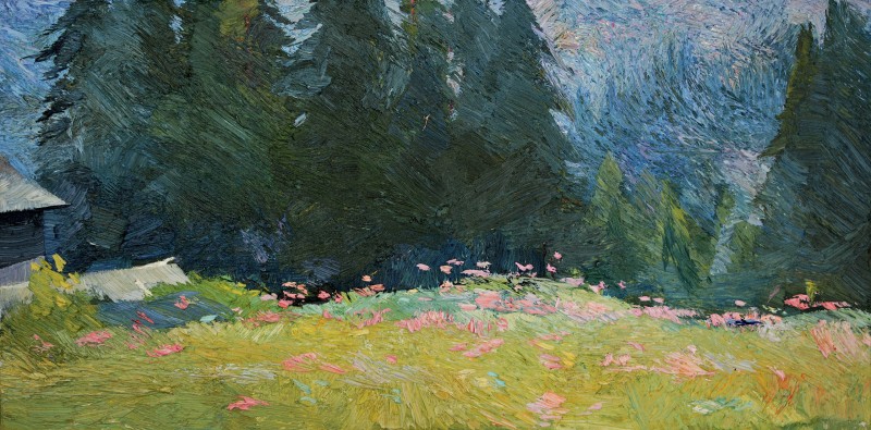 "Etude" by Anatol Ghimpu, 2012, 300x600mm, oil on canvas