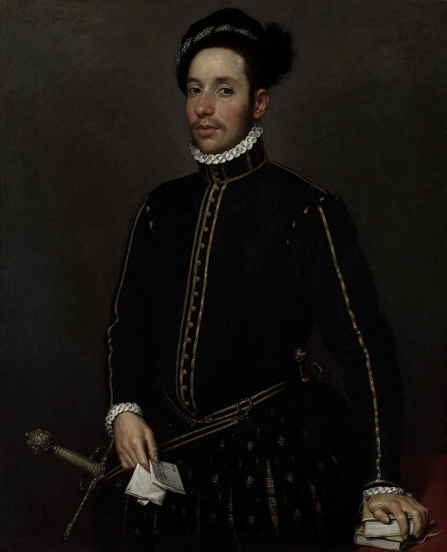 "Painting. Figure" by Giovanni Battista Moroni (Giovan Battista Moroni)
