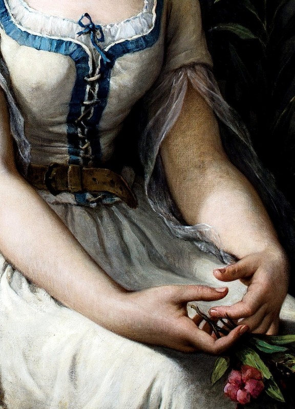 "Painting. Gypsum, head, hands, feet" by Jules Salles