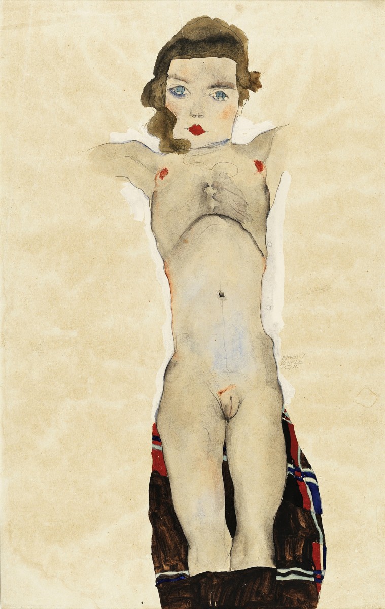 "Drawing. Nude" by Egon Schiele