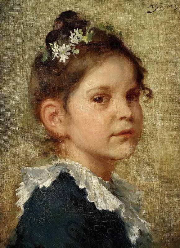 "Pictură. Portret" by Hermann Seeger