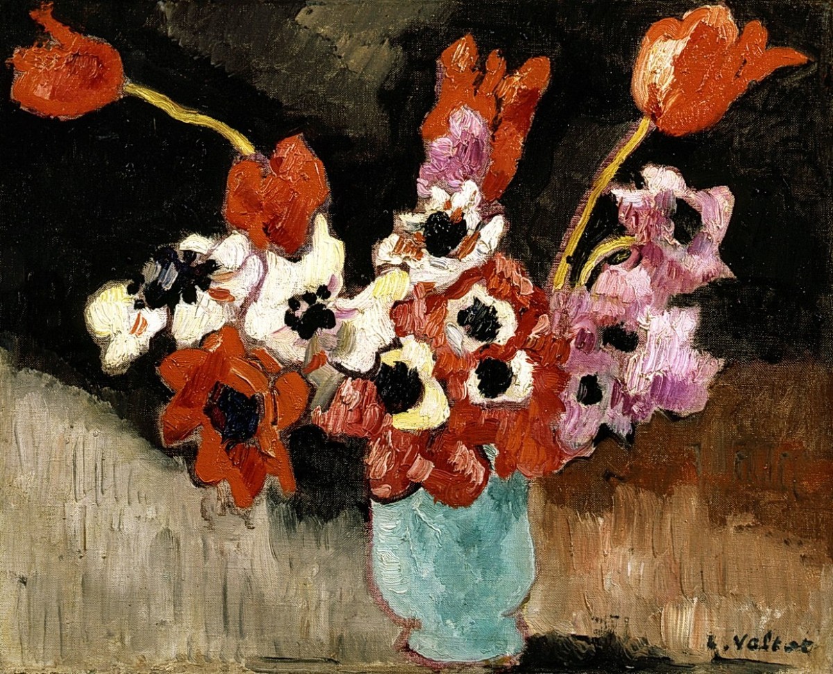 "Painting. Flowers" by Louis Valtat