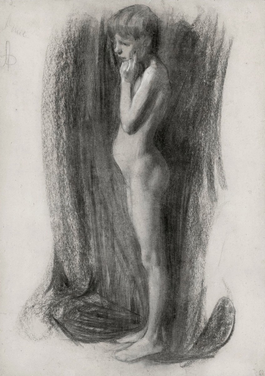 "Drawing. Nude" by Boris (Ber) Izralevich Anisfeld