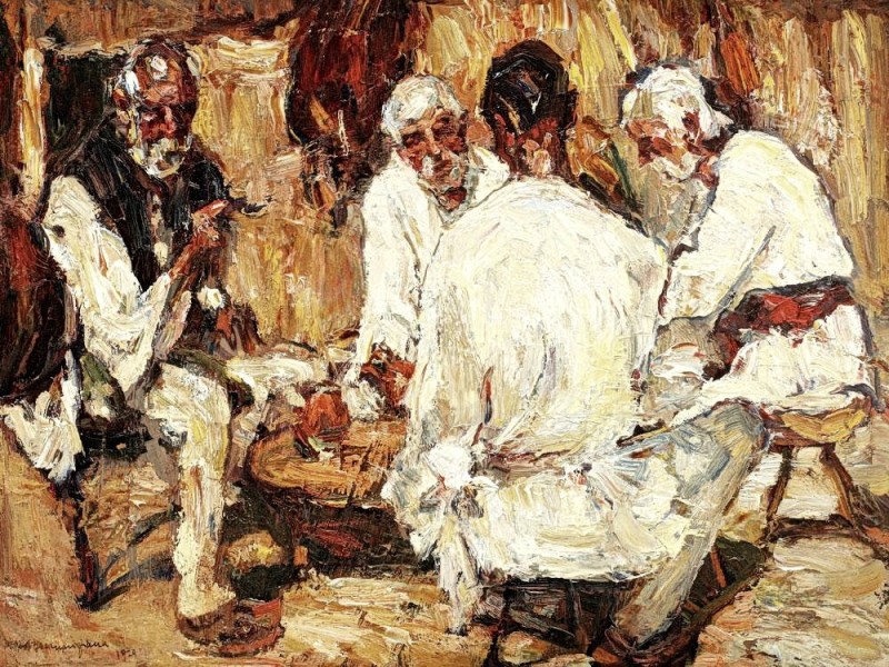 "Painting. People" by Rudolf Schweitzer-Cumpăna
