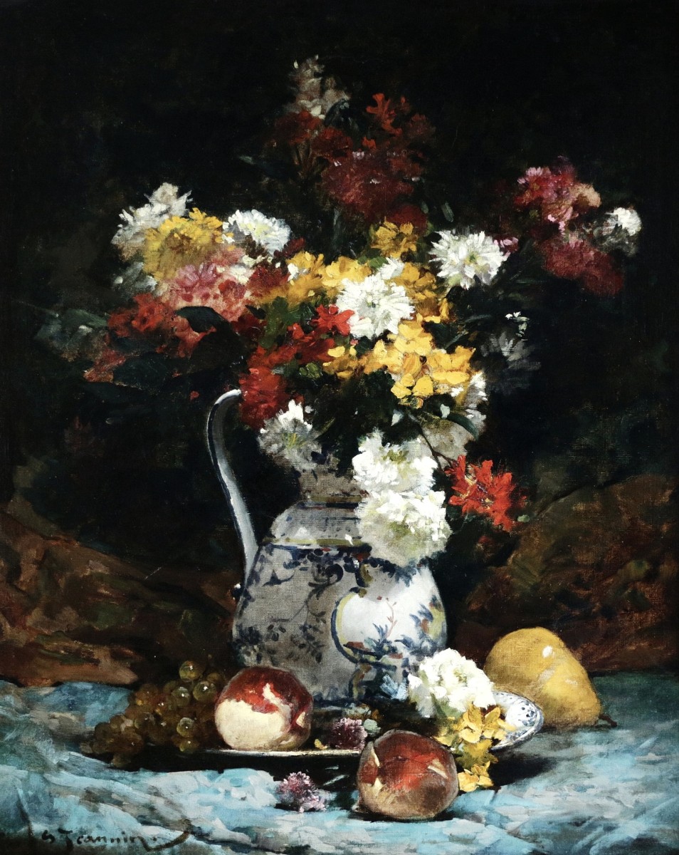"Pictură. Natură statică" by Georges Jeannin