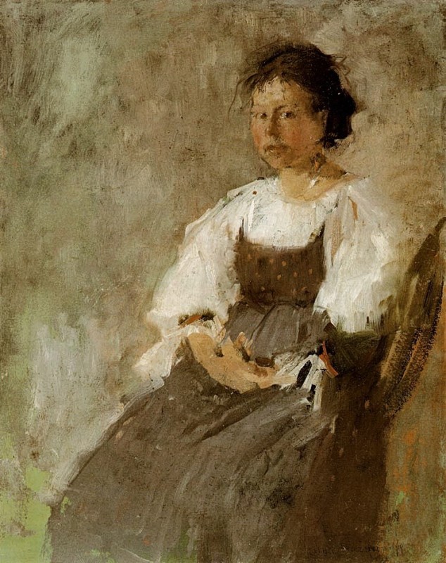 "Painting. Figure" by Olga Boznańska