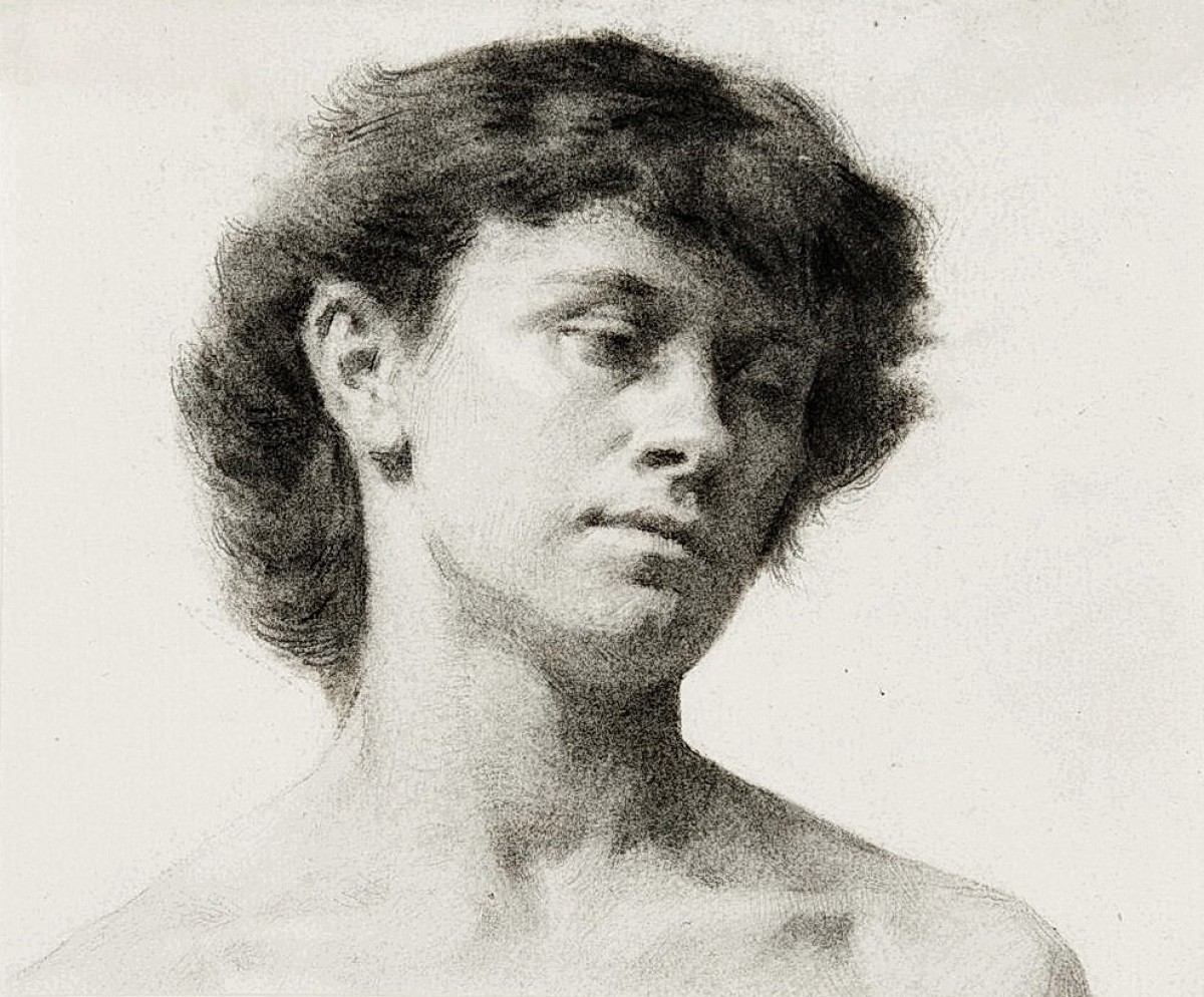 "Drawing. Portrait" by Thomas Eakins